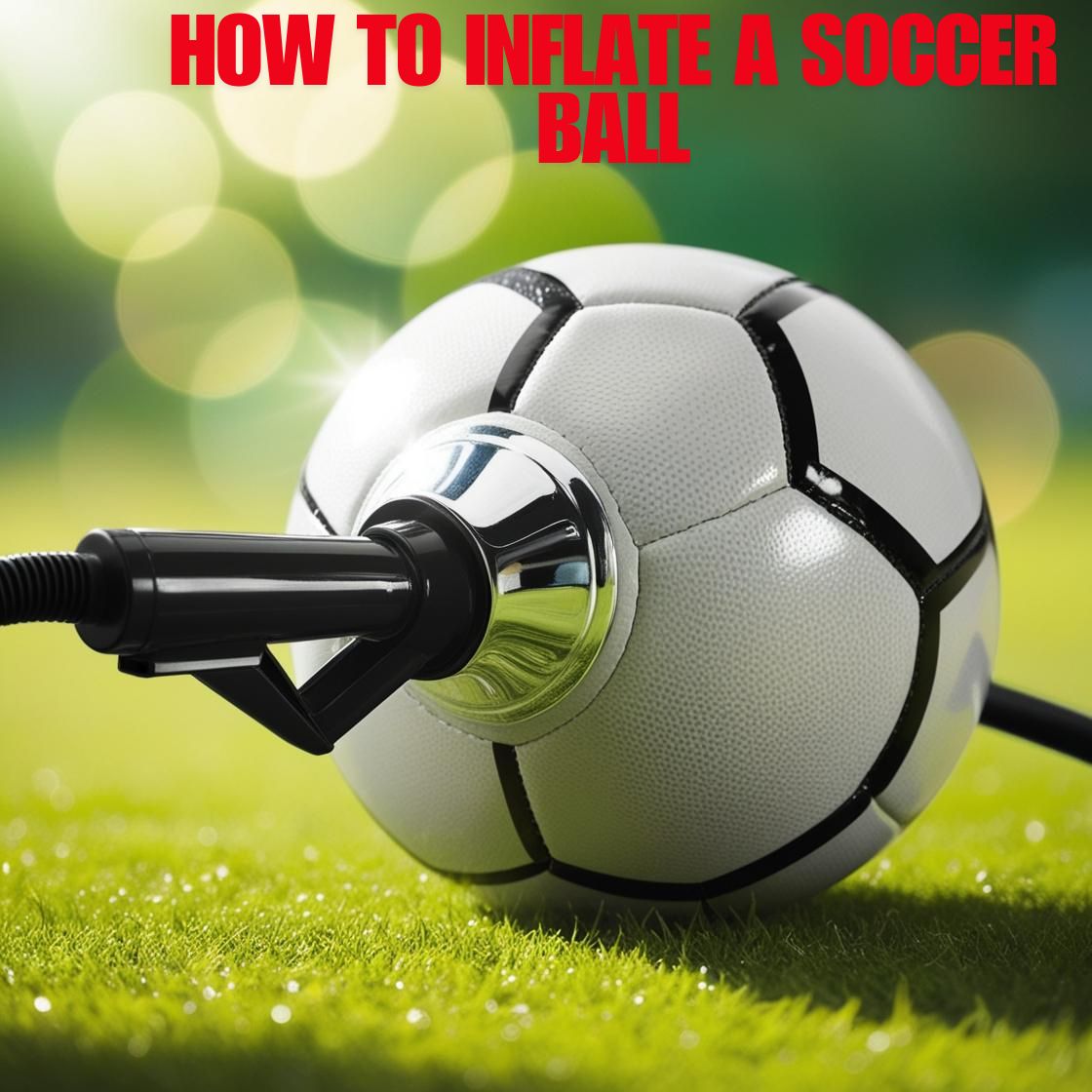 How to Inflate a Soccer Ball