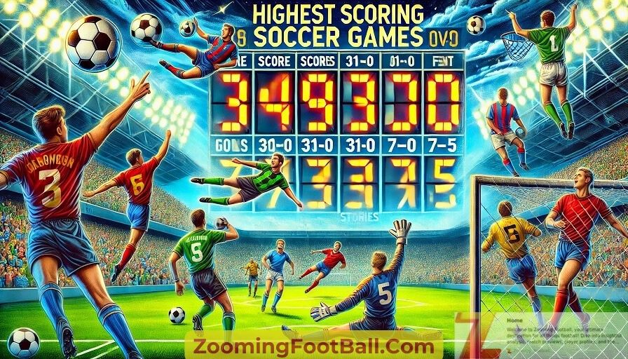 The Highest Scoring Soccer Games in History