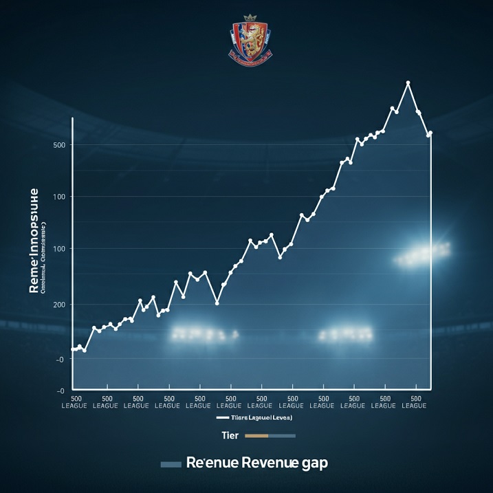 Graph Showing Revenue Gap Across Tiers