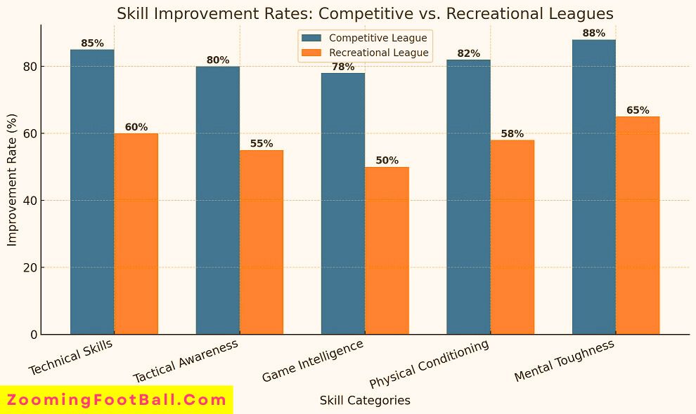 Graph Comparison of Skills Improvement