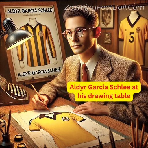 Aldyr Garcia Schlee At His Drawing Table