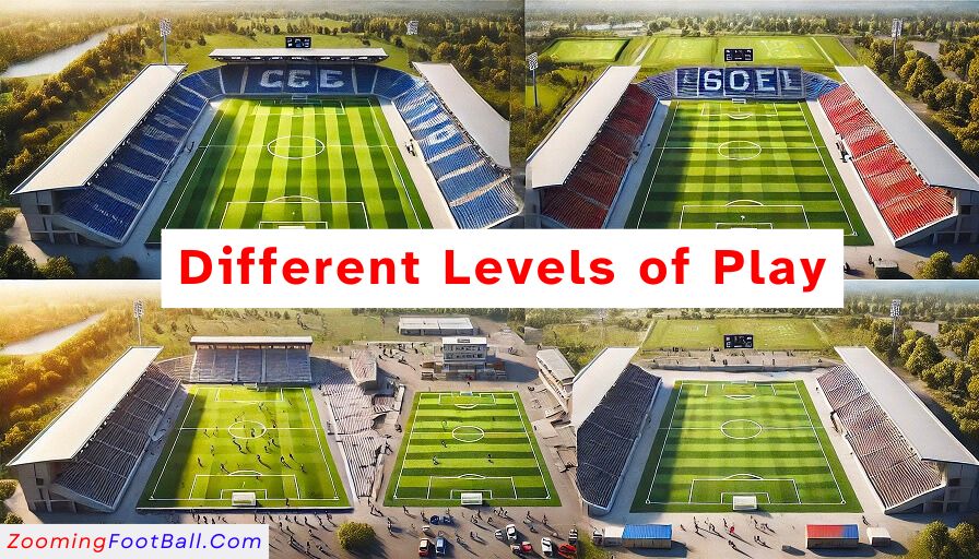 Different Levels of Play in Different Soccer Fields