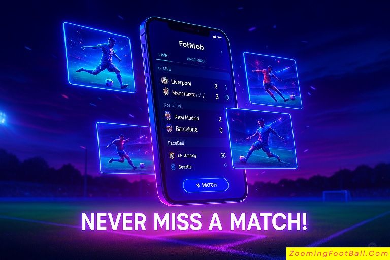 Best soccer apps like FotMob for live match scores and alerts today