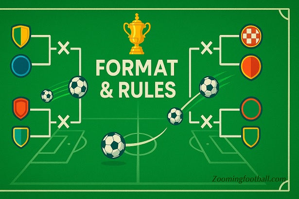 FA Cup format knockout tournament bracket rules single elimination soccer
