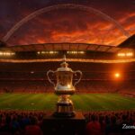 - FA Cup Final Wembley Stadium trophy celebration soccer tournament