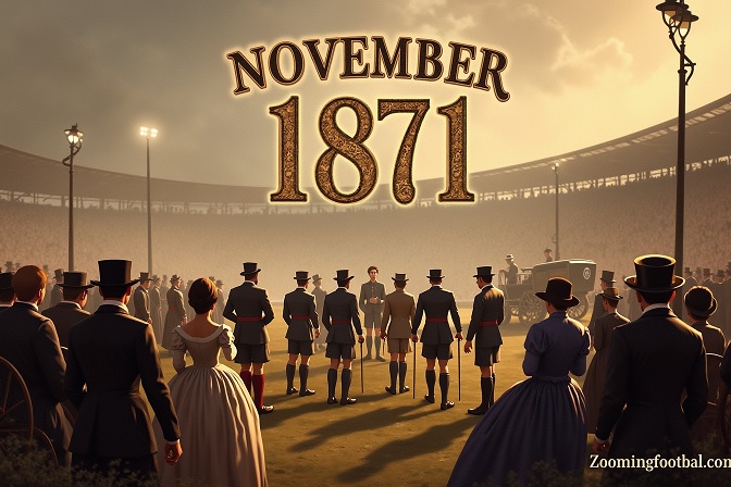 Cup first match 1871 Kennington Oval Victorian football history