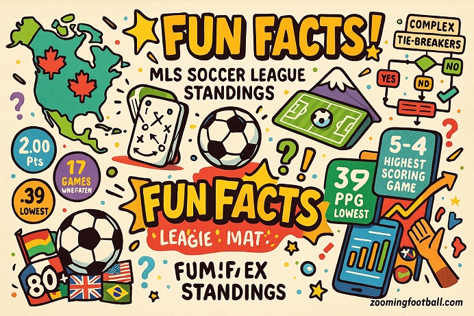 MLS fun facts standings trivia Canadian teams diverse players interesting statistics